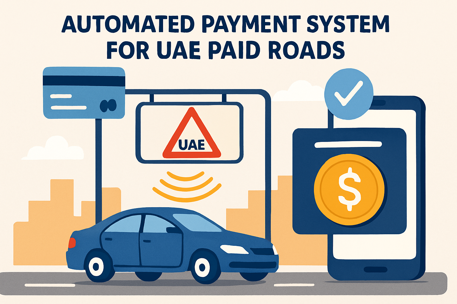 Efficient automated payment system for UAE paid roads