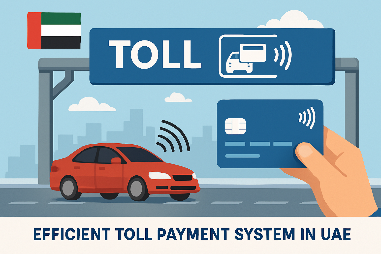 Efficient toll payment system in UAE